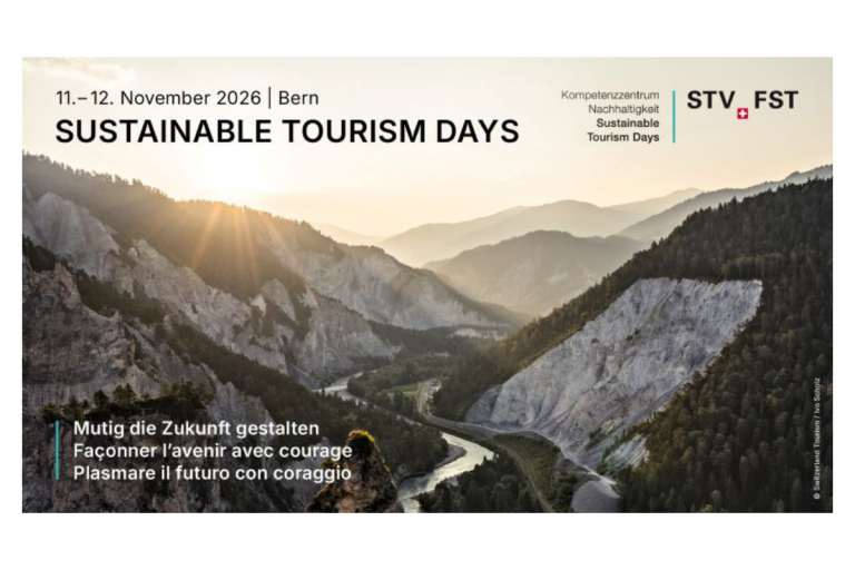 Schweizer Tourismus-Verband lädt zu Sustainable Tourism Days ein